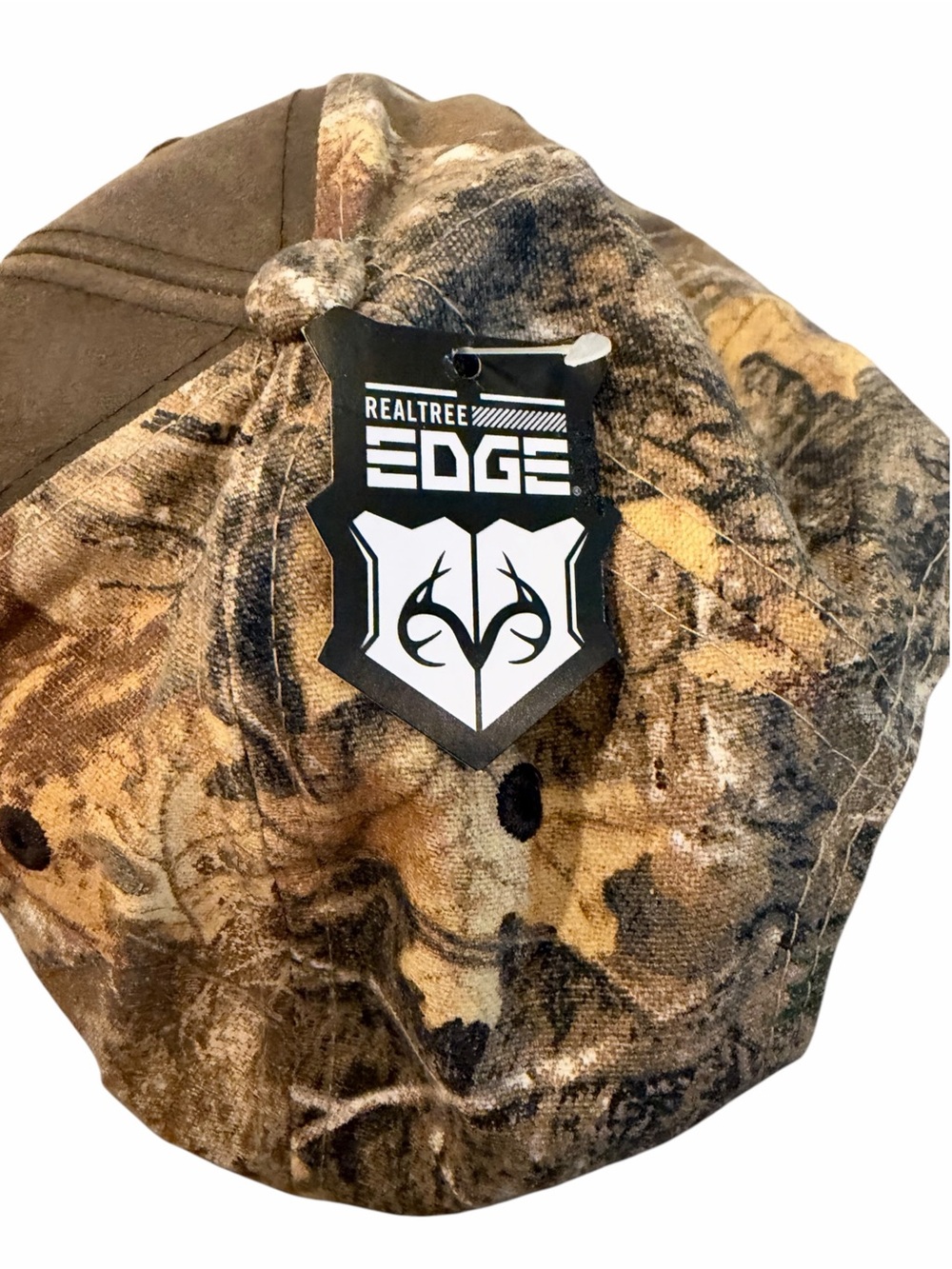Whitetails Unlimited Realtree Edge Camo Hunting Baseball Cap Hat Brown NWT - Picture 3 of 11